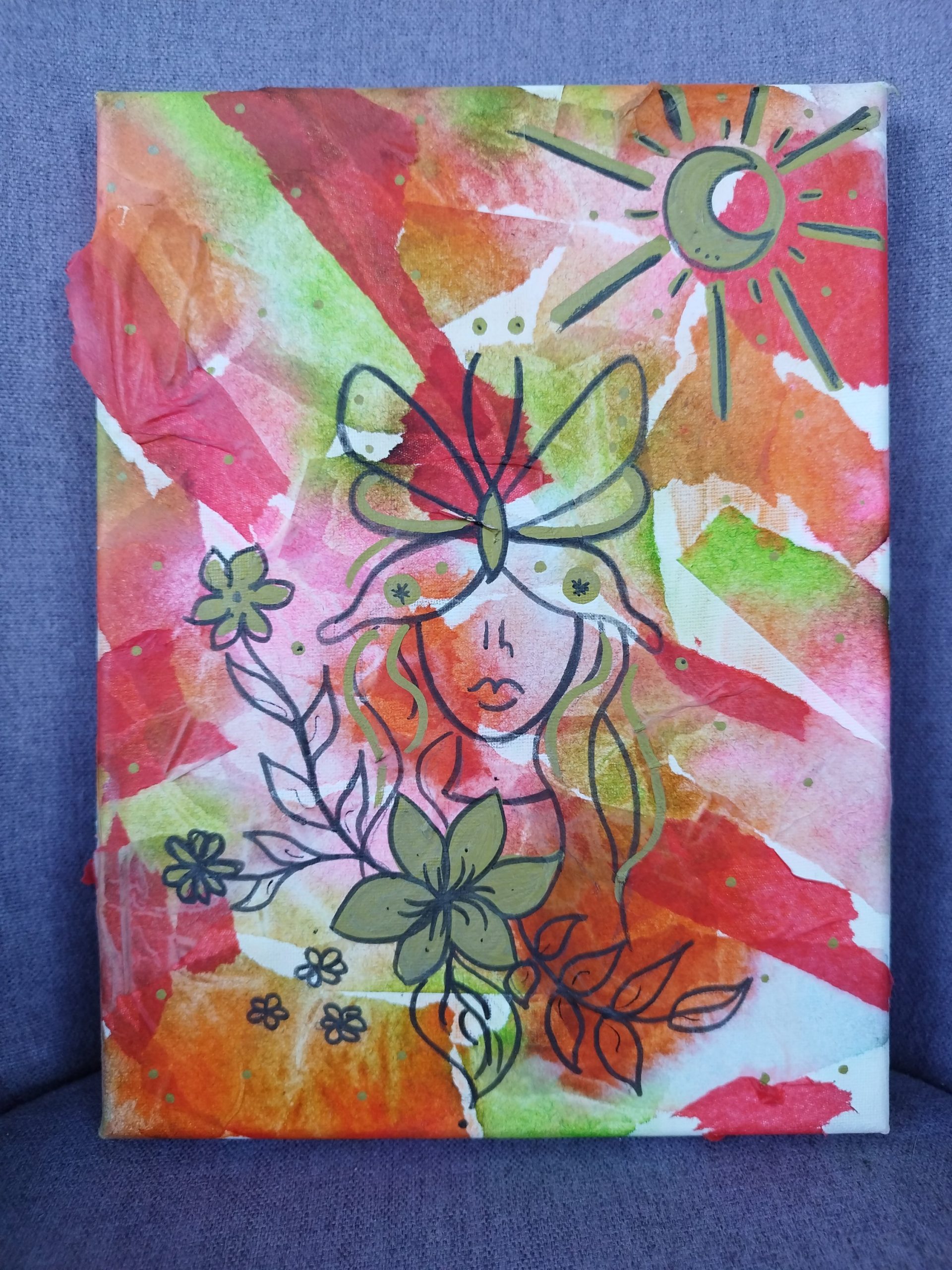 Tableau *Métamorphose* / Gemälde *Verwandlung*